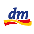 Logo drogerije dm.