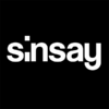 Shops: Sinsay 2025, Logo (black background)