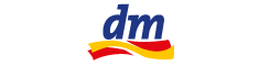 Logo drogerije dm.