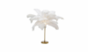Proizvod: Meblo 2023, Stolna Lampa Feather Palm White